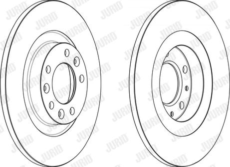 Jurid 563218JC - Тормозной диск autospares.lv