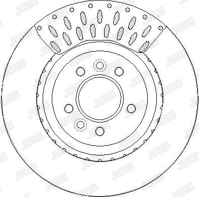 Jurid 563287JC-1 - Тормозной диск autospares.lv