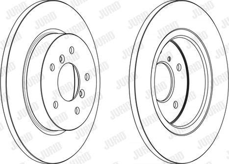 Jurid 563229JC-1 - Тормозной диск autospares.lv