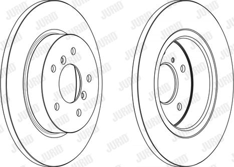 Jurid 563229JC - Тормозной диск autospares.lv