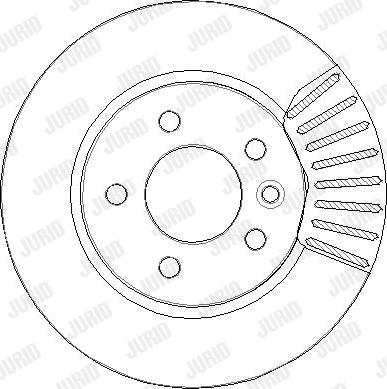 Jurid 563226JC-1 - Тормозной диск autospares.lv