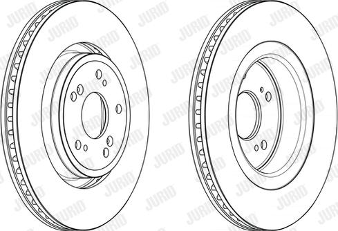 Jurid 563221JC - Тормозной диск autospares.lv