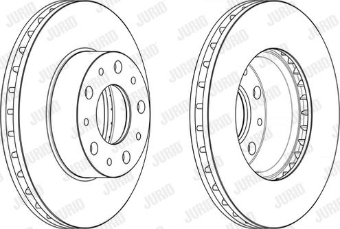 Jurid 563223JC-1 - Тормозной диск autospares.lv