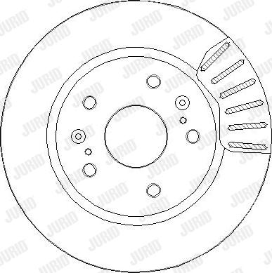 Jurid 563272JC-1 - Тормозной диск autospares.lv