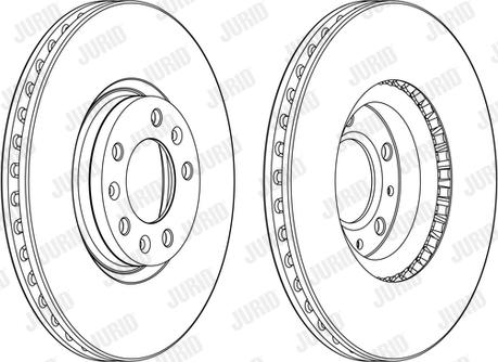 Jurid 562994JC-1 - Тормозной диск autospares.lv