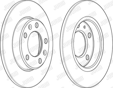 Jurid 562996JC-1 - Тормозной диск autospares.lv