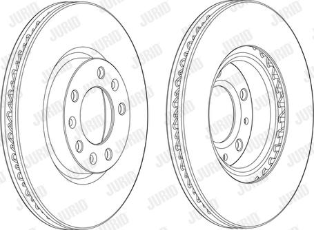 Jurid 562992JC-1 - Тормозной диск autospares.lv