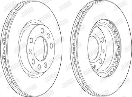 Jurid 562992JC - Тормозной диск autospares.lv