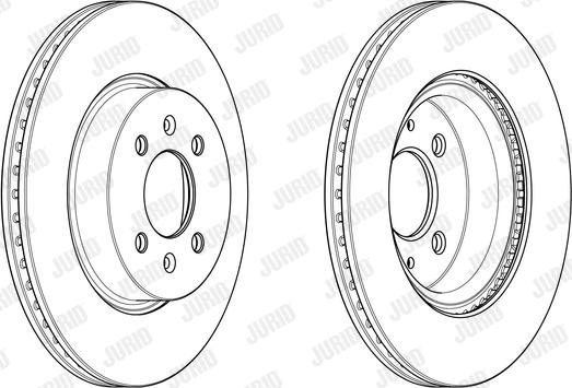 Jurid 562944JC-1 - Тормозной диск autospares.lv