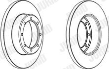 Jurid 562941JC - Тормозной диск autospares.lv