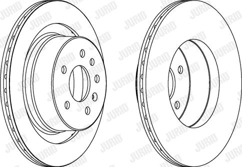 Jurid 562909JC - Тормозной диск autospares.lv