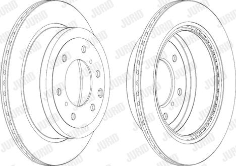 Jurid 562914JC - Тормозной диск autospares.lv