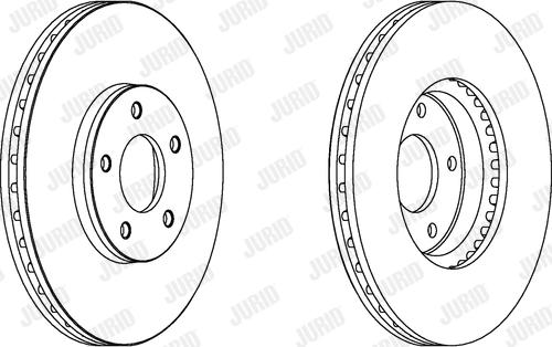 Jurid 562910JC - Тормозной диск autospares.lv