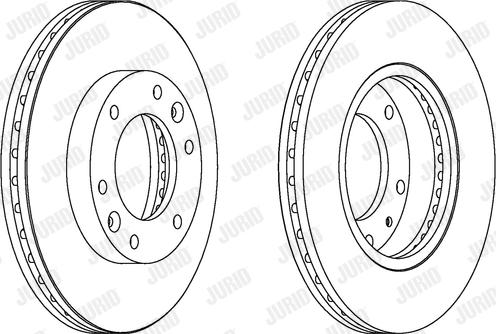 Jurid 562918JC-1 - Тормозной диск autospares.lv