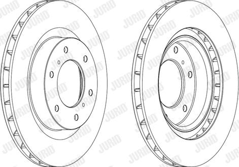 Jurid 562913JC-1 - Тормозной диск autospares.lv