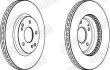 Jurid 562984JC - Тормозной диск autospares.lv