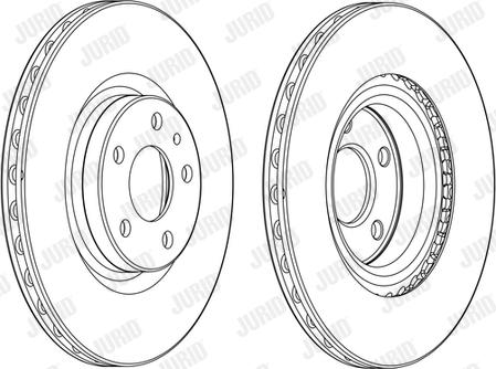 Jurid 562988JC-1 - Тормозной диск autospares.lv