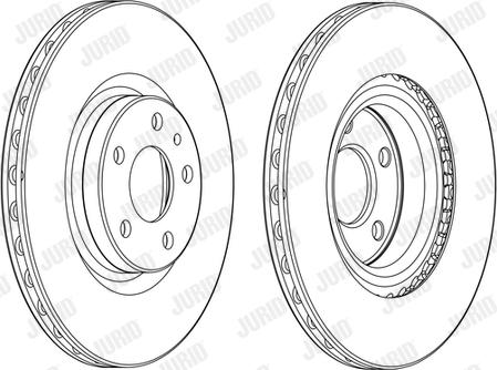 Jurid 562988JC - Тормозной диск autospares.lv