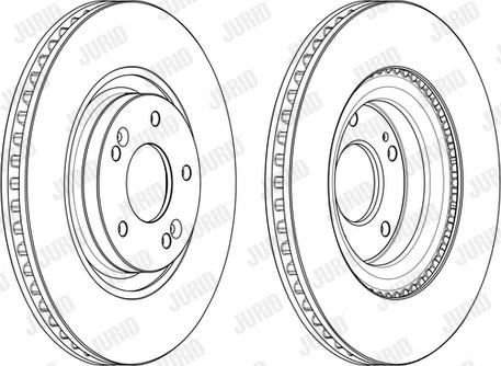 Jurid 562987JC-1 - Тормозной диск autospares.lv