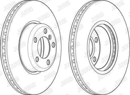 Jurid 562979JC-1 - Тормозной диск autospares.lv