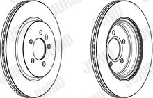 Jurid 562975JC-1 - Тормозной диск autospares.lv