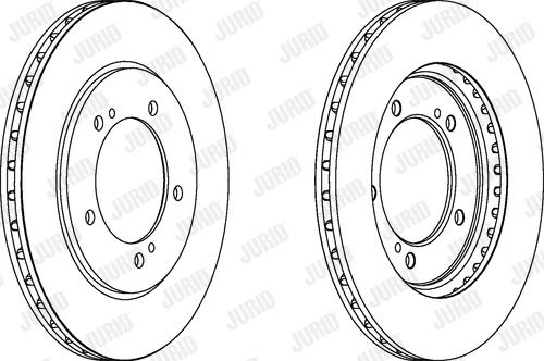 Jurid 562445J - Тормозной диск autospares.lv