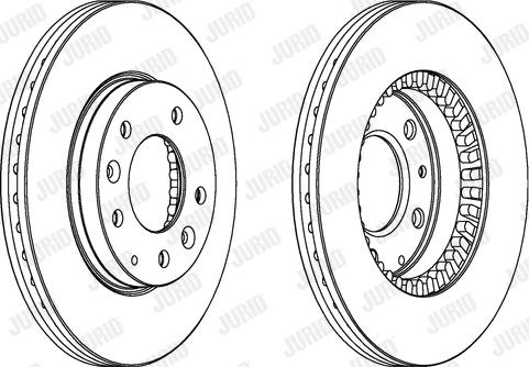 Jurid 562446J - Тормозной диск autospares.lv