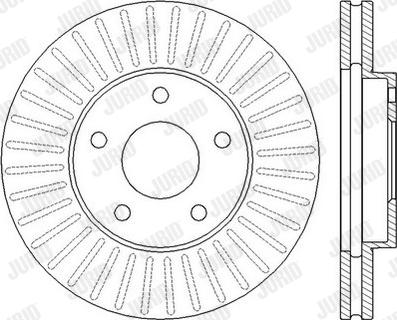 Jurid 562441J - Тормозной диск autospares.lv