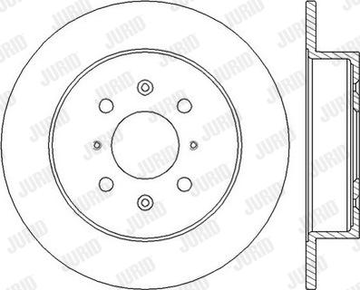 Jurid 562447J - Тормозной диск autospares.lv