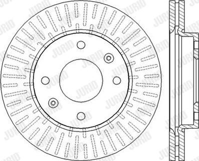 Jurid 562459J - Тормозной диск autospares.lv