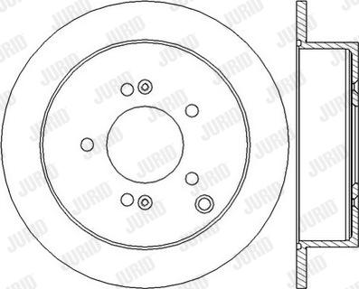 Jurid 562454JC-1 - Тормозной диск autospares.lv