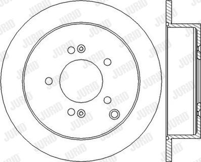 Jurid 562454J - Тормозной диск autospares.lv