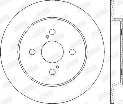 Jurid 562451JC-1 - Тормозной диск autospares.lv