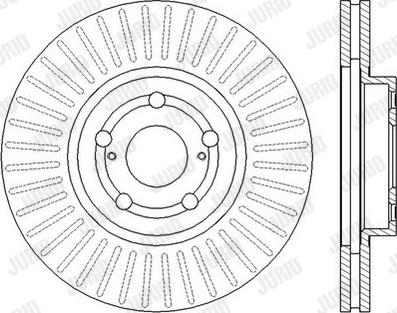 Jurid 562453J - Тормозной диск autospares.lv