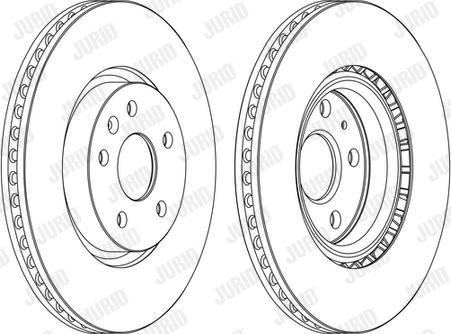 Jurid 562464J - Тормозной диск autospares.lv