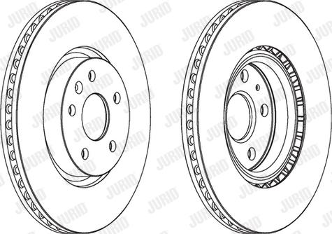 Jurid 562464JC - Тормозной диск autospares.lv