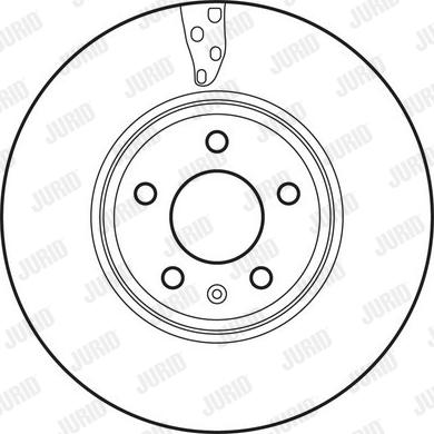 Jurid 562466JC-1 - Тормозной диск autospares.lv