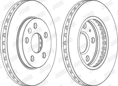 Jurid 562460J - Тормозной диск autospares.lv