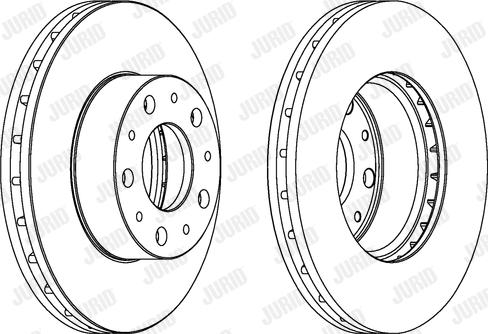 Jurid 562468JC - Тормозной диск autospares.lv