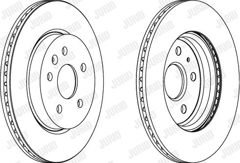 Jurid 562463J - Тормозной диск autospares.lv