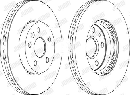 Jurid 562462J - Тормозной диск autospares.lv