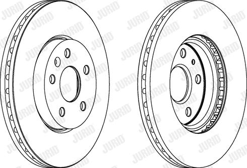 Jurid 562462JC - Тормозной диск autospares.lv