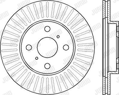 Jurid 562409J - Тормозной диск autospares.lv