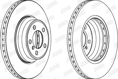 Jurid 562401JC - Тормозной диск autospares.lv