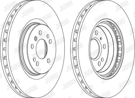 Jurid 562403J - Тормозной диск autospares.lv