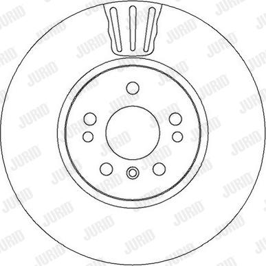 Jurid 562403JC - Тормозной диск autospares.lv