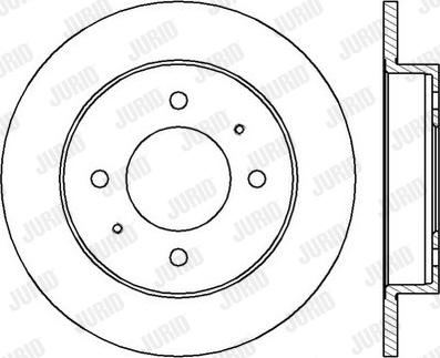 Jurid 562419J - Тормозной диск autospares.lv