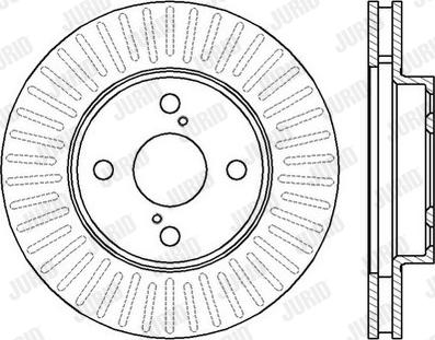 Jurid 562414J - Тормозной диск autospares.lv