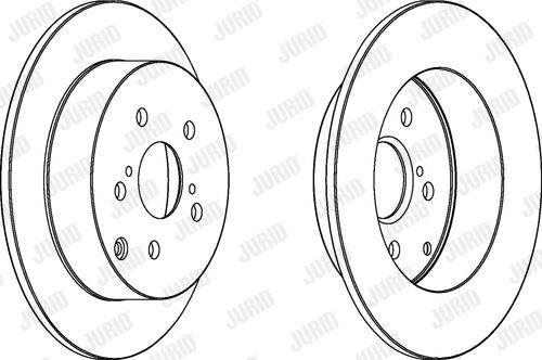 Jurid 562415JC-1 - Тормозной диск autospares.lv