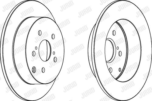 Jurid 562415JC - Тормозной диск autospares.lv